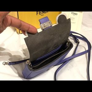 FENDI
'Monster Micro Baguette in purple NEW